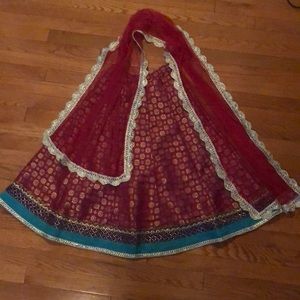 Girls Chaniya with Dupatta